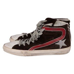 Golden Goose High-Top Sneakers Brown Suede Sz 41